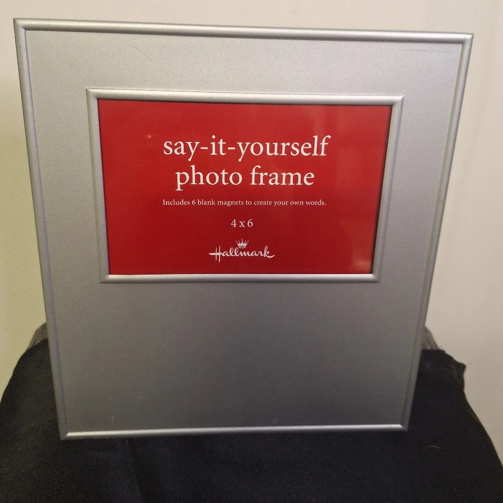 Hallmark Silver Say-It-Yourself Photo Frame